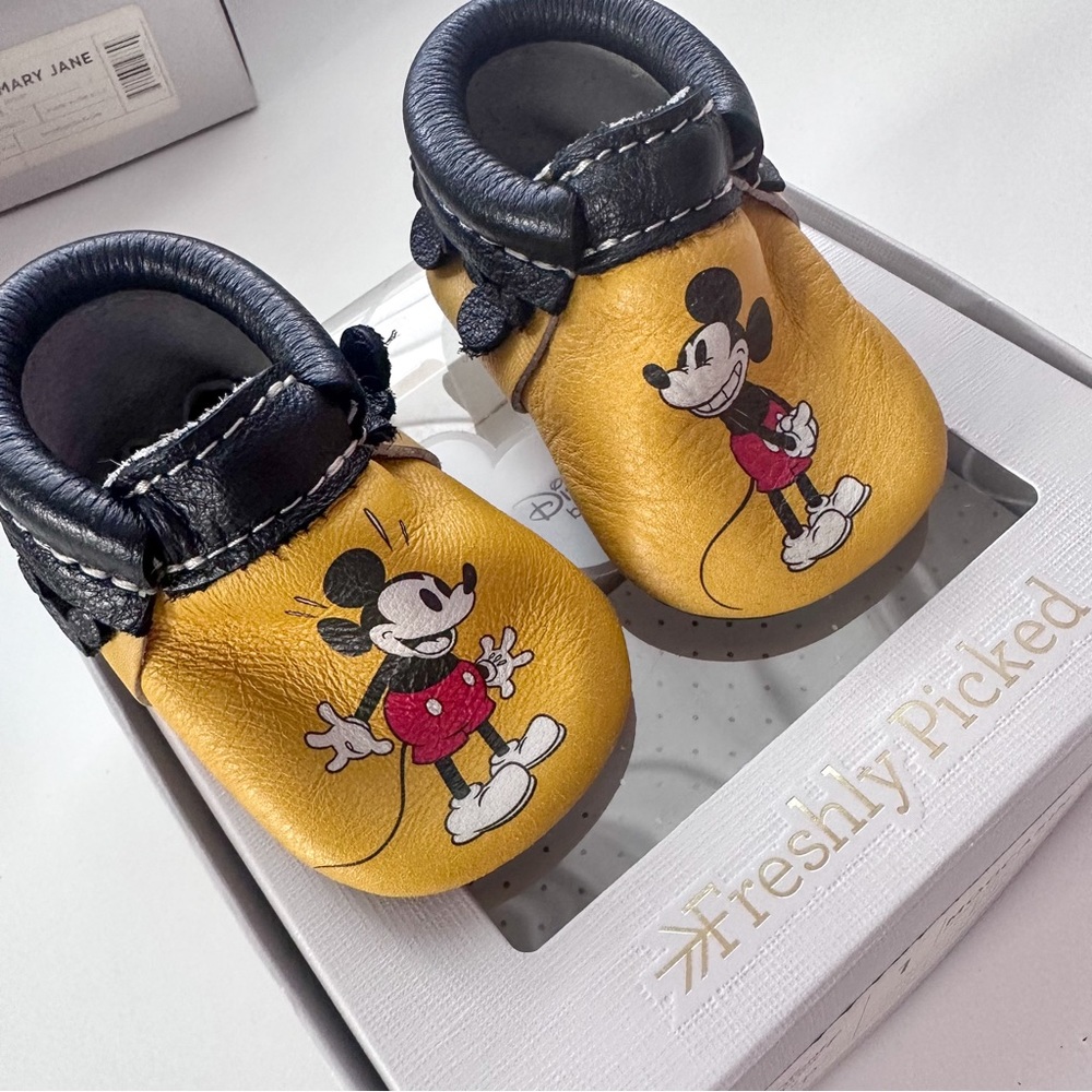 Freshly Picked X Disney Mickey Fringe Moccasin
